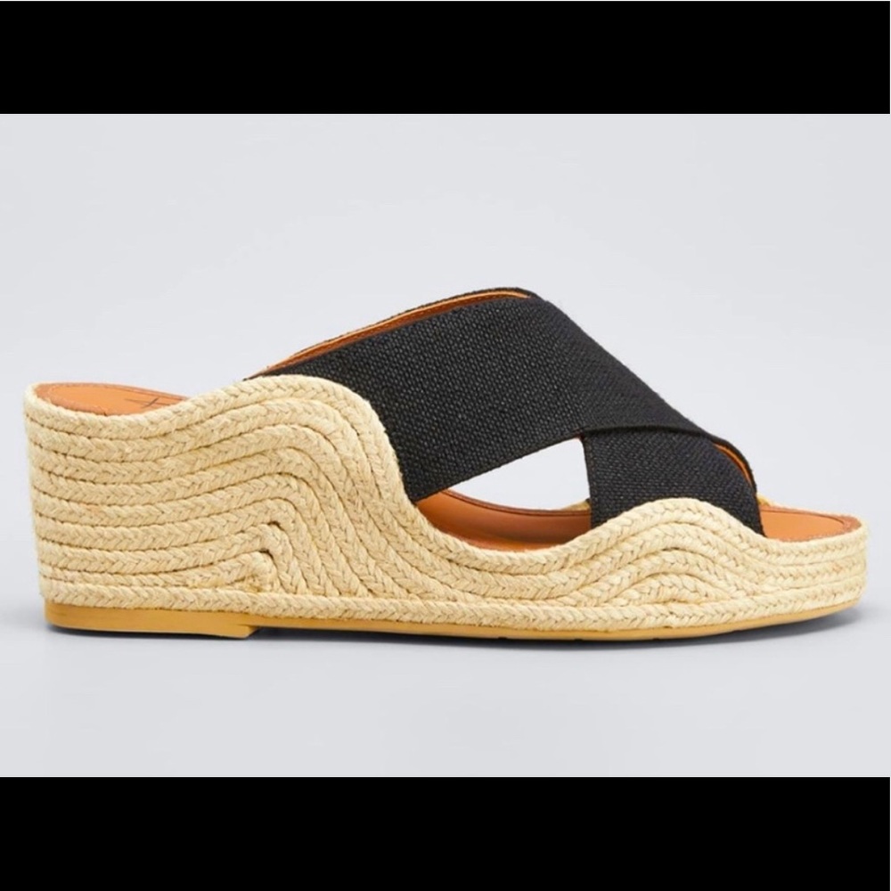 Aquatalia Marianna Crisscross Espadrille, Black, 7